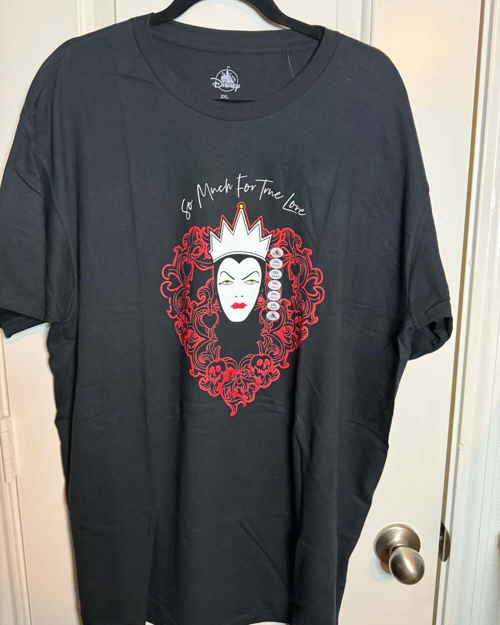 Disney Parks 2XL 2026 Evil Queen So Much For True Love T-Shirt NWT